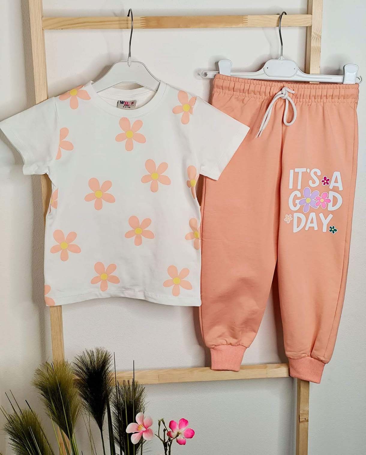 Komplet bawełna dla dziewczynki