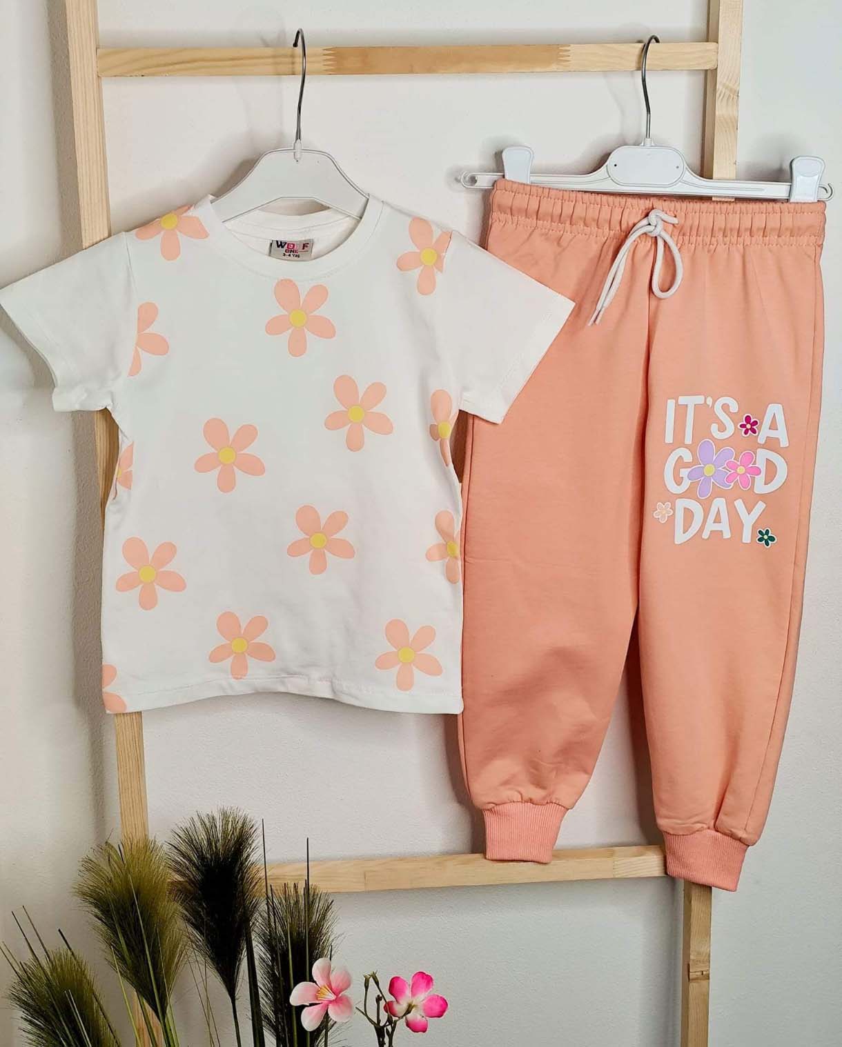 Komplet bawełna dla dziewczynki