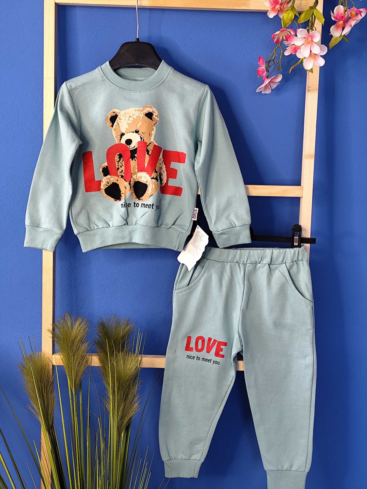 Komplet dla dziewczynki bawełna.